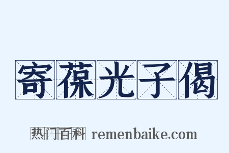 寄葆光子偈是什么意思的图片